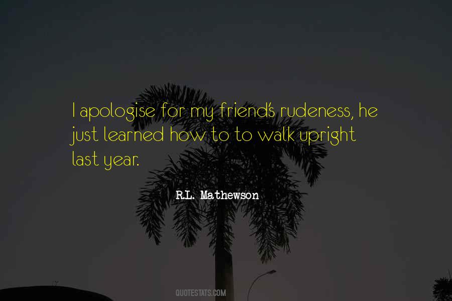 R.l Mathewson Quotes #644517