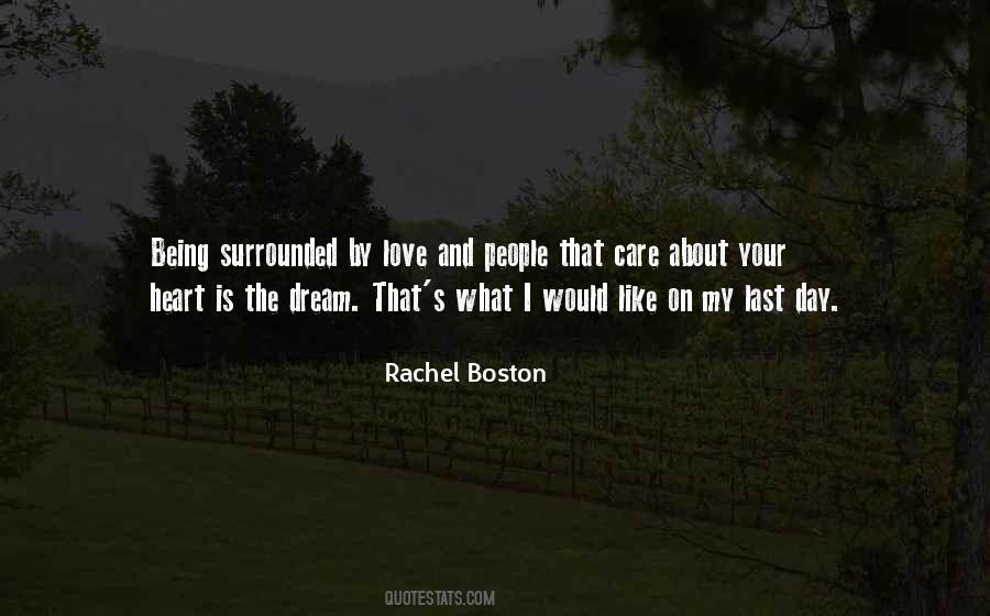 Rachel Boston Quotes #891242