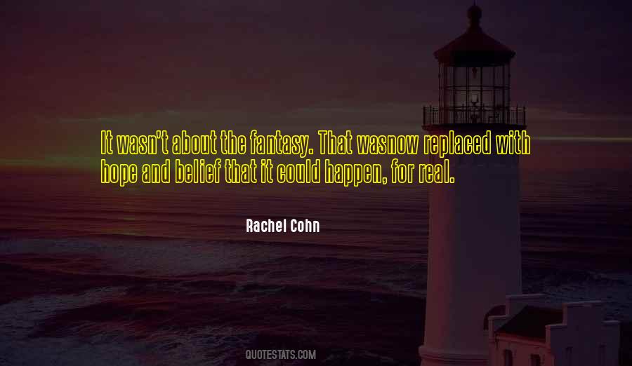 Rachel Cohn Quotes #497140