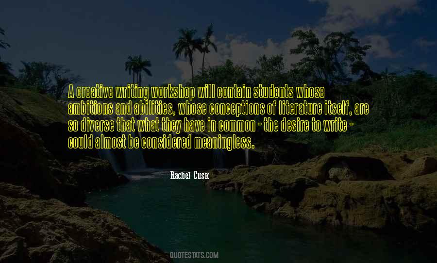 Rachel Cusk Quotes #1599887