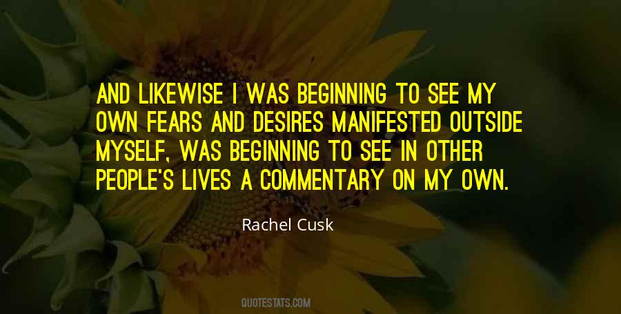 Rachel Cusk Quotes #466103