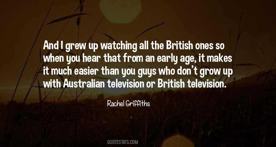 Rachel Griffiths Quotes #1239047
