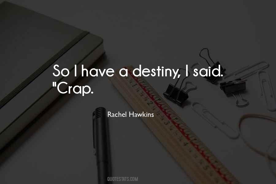Rachel Hawkins Quotes #324791