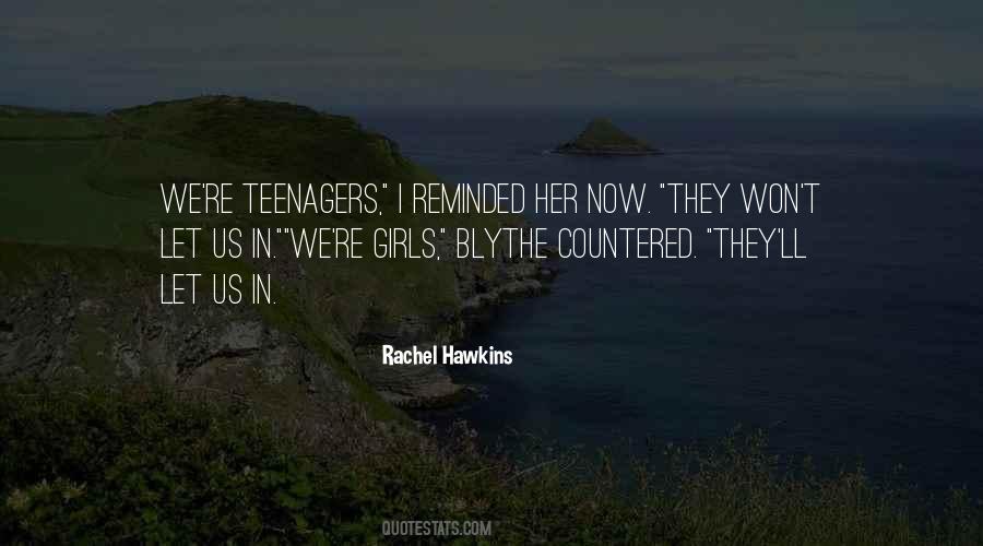 Rachel Hawkins Quotes #529449