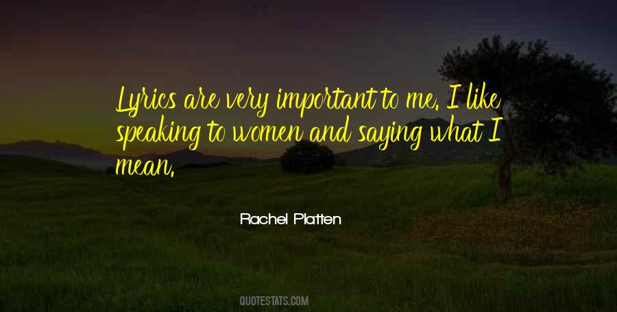 Rachel Platten Quotes #1578260