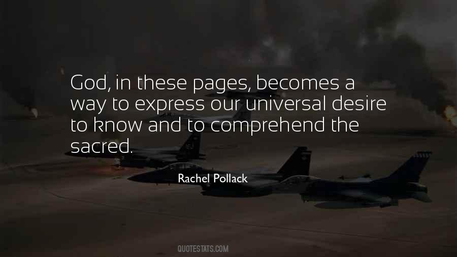 Rachel Pollack Quotes #301704