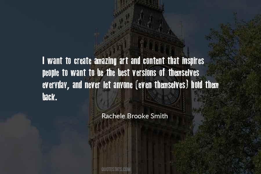 Rachele Brooke Smith Quotes #250683