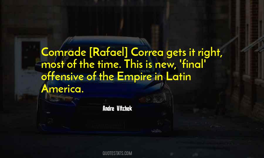 Rafael Correa Quotes #242351