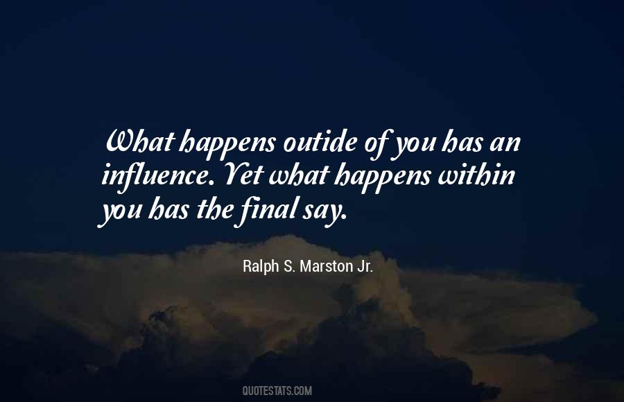 Ralph Marston Quotes #816805