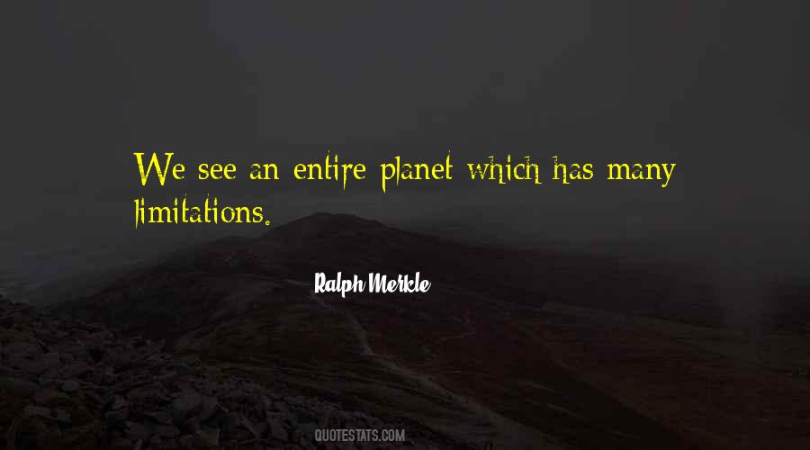 Ralph Merkle Quotes #1576927