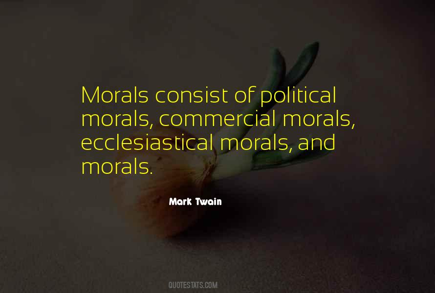 Quotes About Morals #1219697