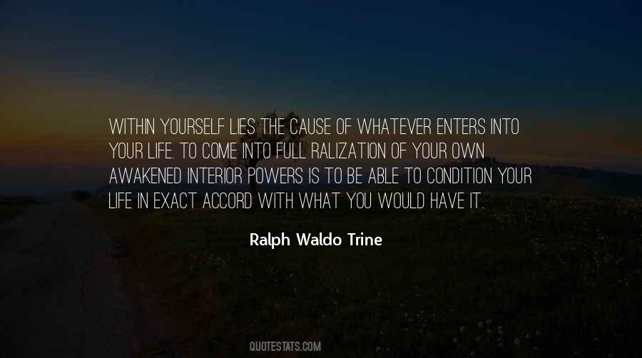 Ralph Waldo Trine Quotes #1323893