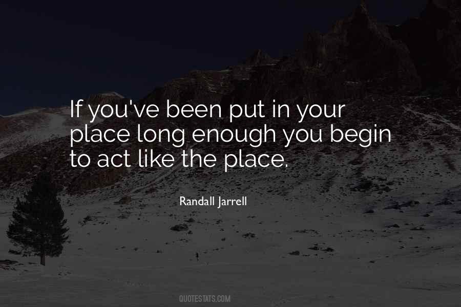 Randall Jarrell Quotes #1296591