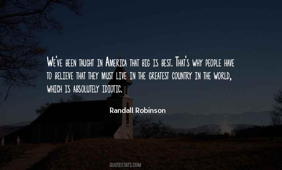 Randall Robinson Quotes #1262923