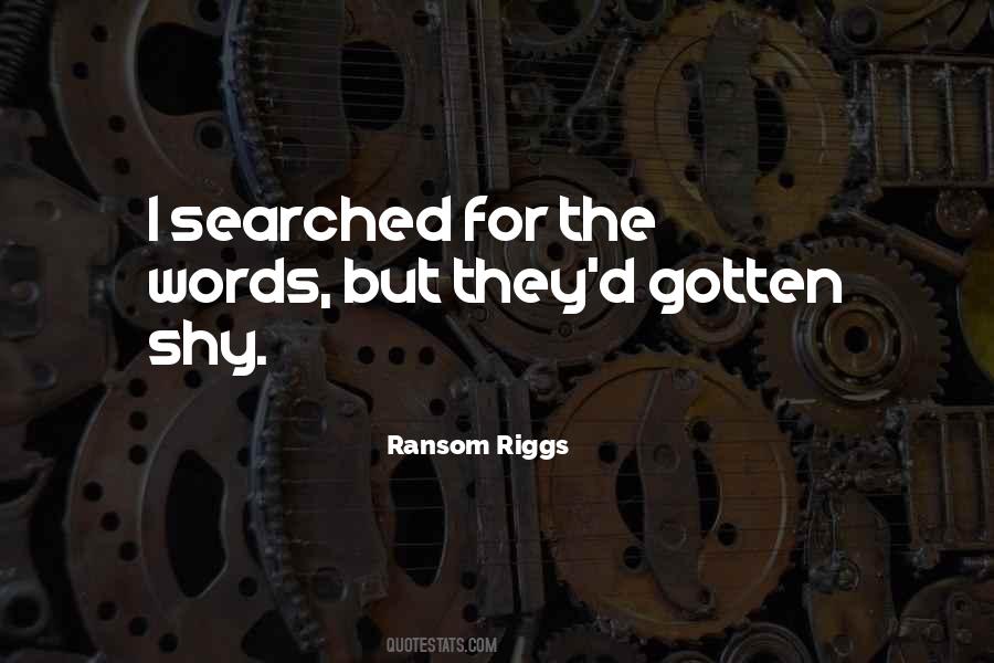 Ransom Riggs Quotes #368793