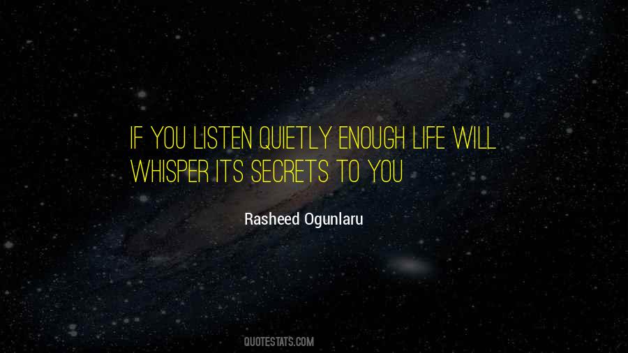 Rasheed Ogunlaru Quotes #997534