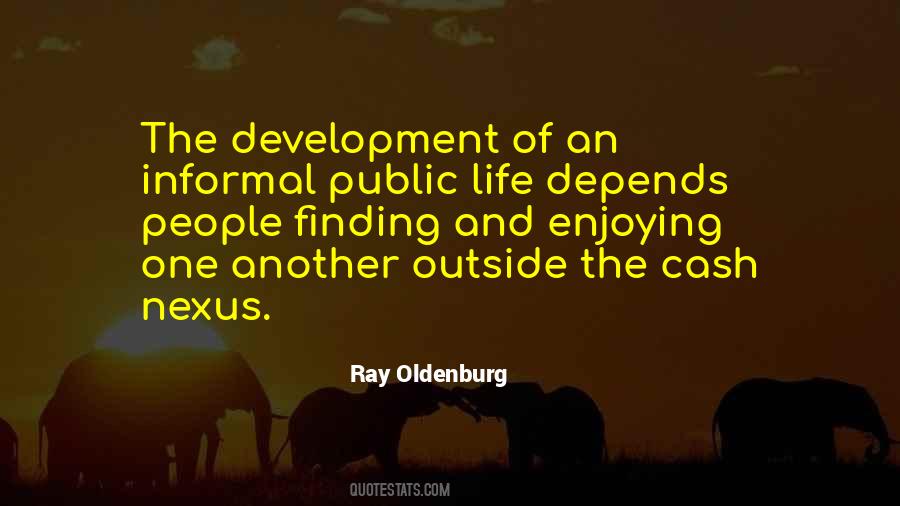 Ray Oldenburg Quotes #1242728