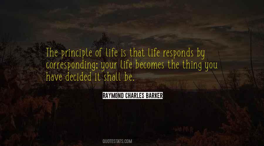 Raymond Charles Barker Quotes #1363513