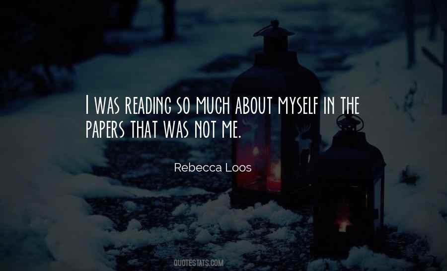 Rebecca Loos Quotes #1643383