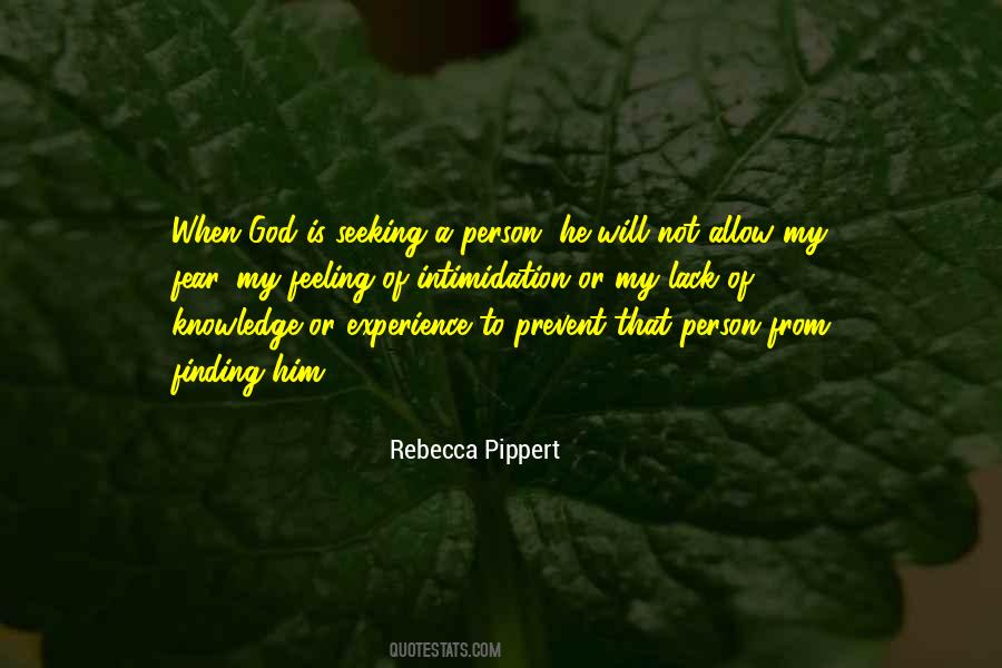 Rebecca Pippert Quotes #1416252