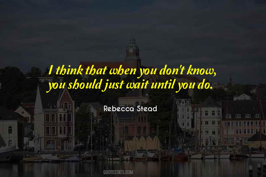 Rebecca Stead Quotes #365805