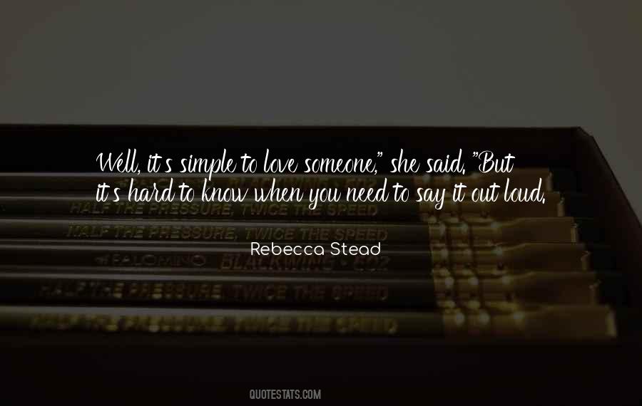 Rebecca Stead Quotes #452418