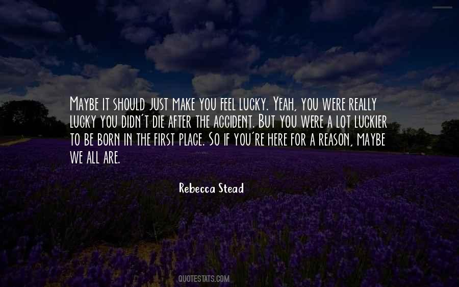 Rebecca Stead Quotes #734720