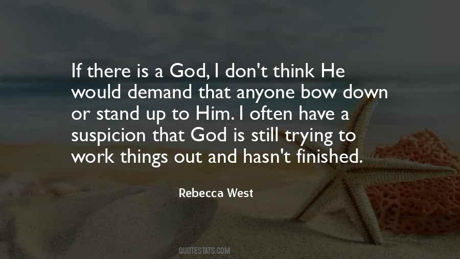 Rebecca West Quotes #496490