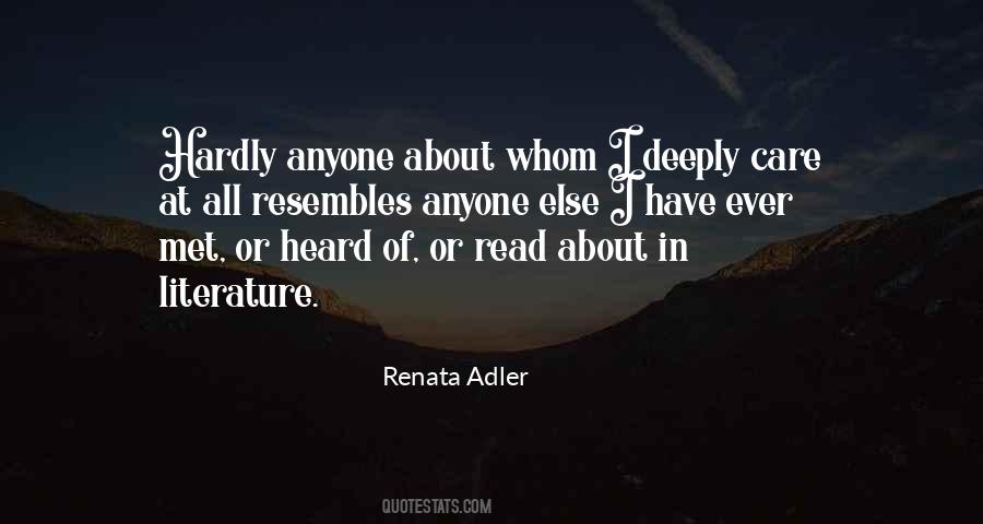 Renata Adler Quotes #1760145