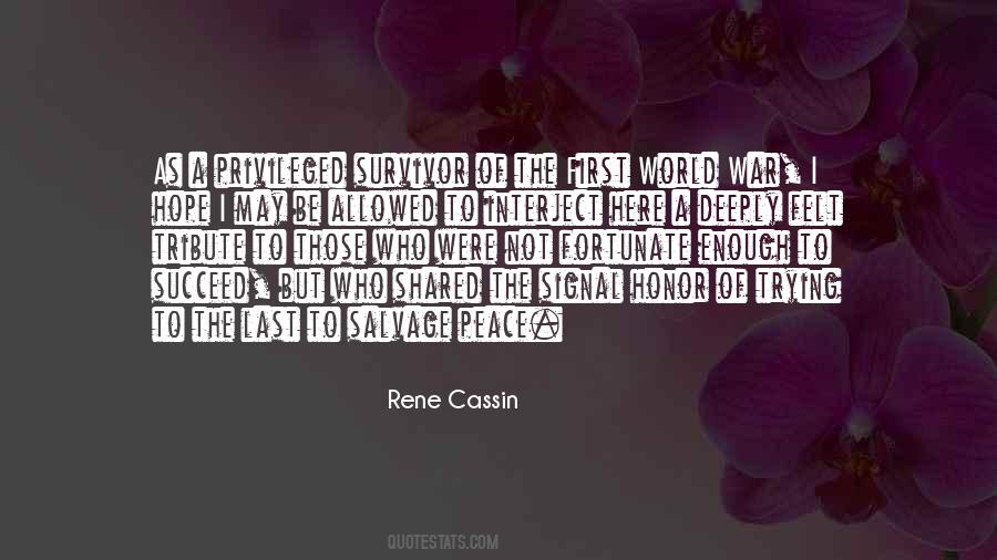 Rene Cassin Quotes #184031