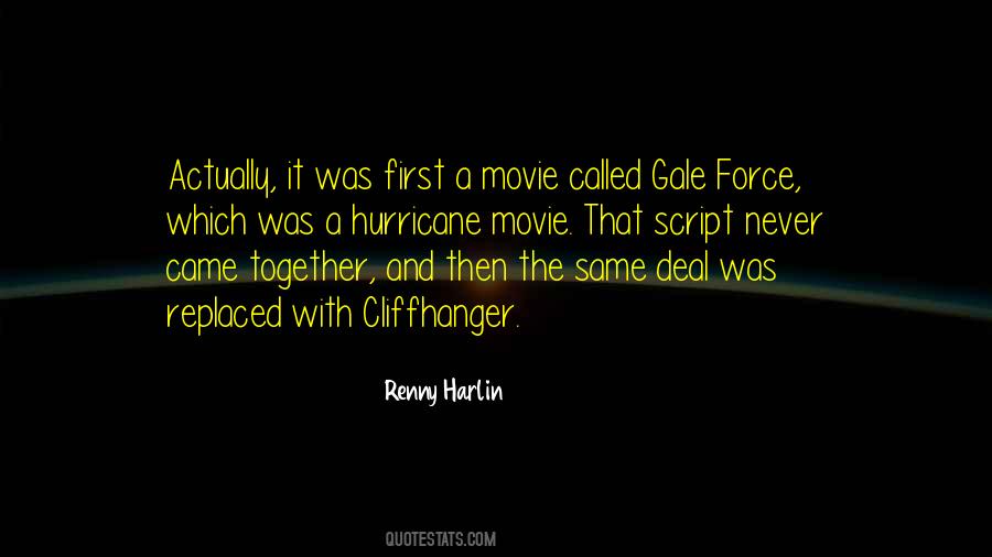 Renny Harlin Quotes #1824591