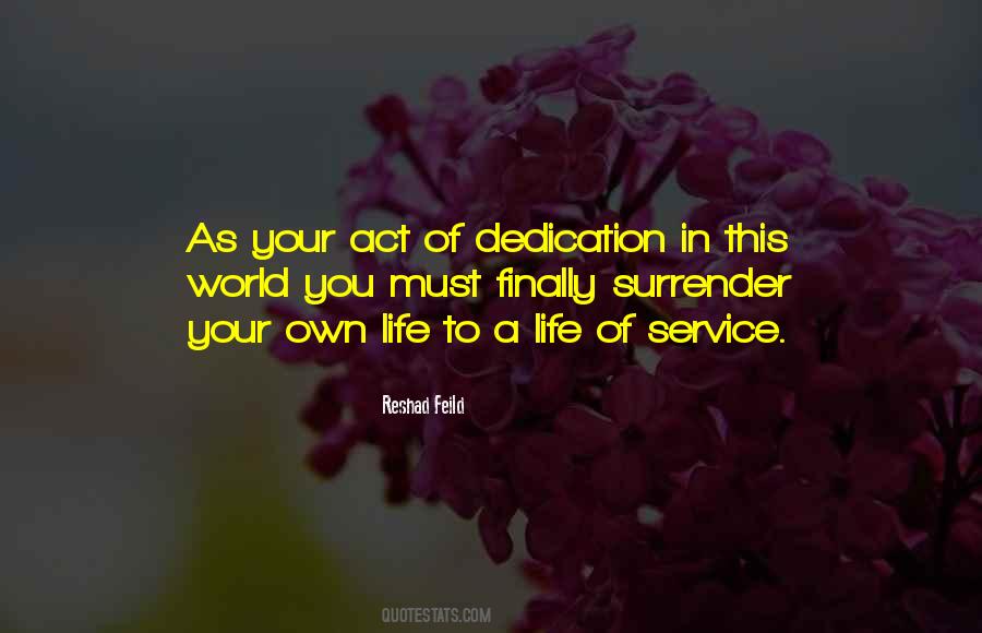 Reshad Feild Quotes #233244