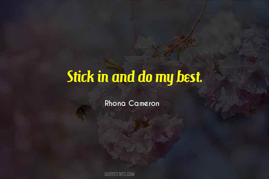 Rhona Cameron Quotes #1127478