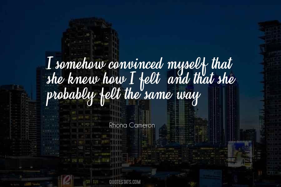 Rhona Cameron Quotes #372267