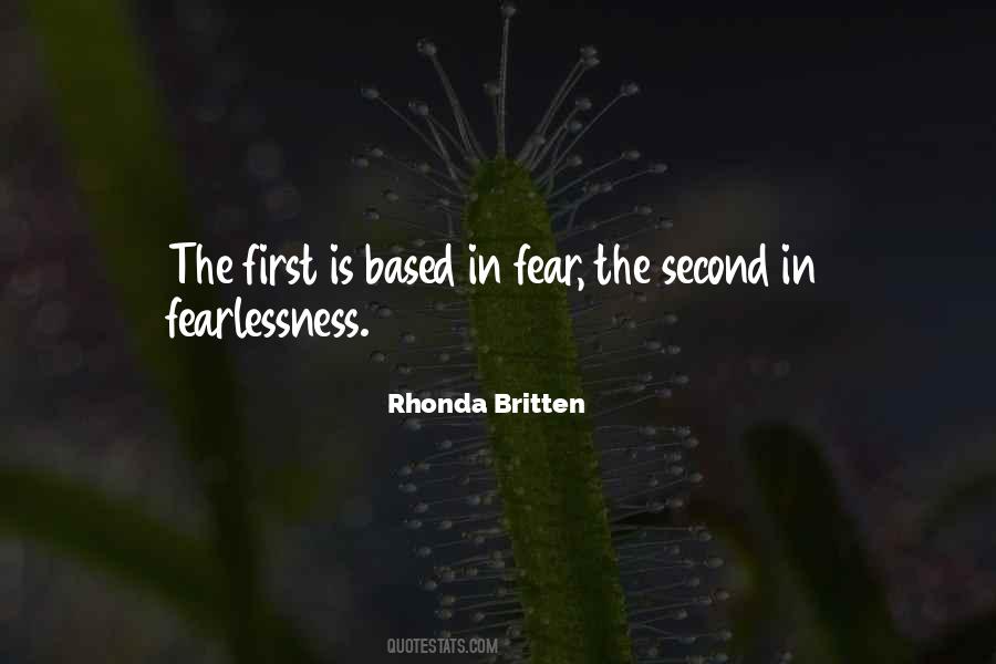 Rhonda Britten Quotes #1586663