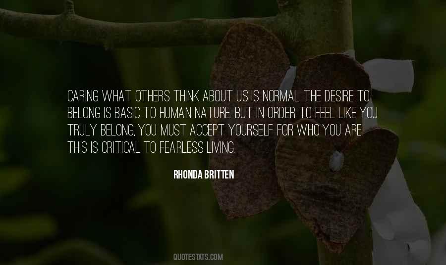 Rhonda Britten Quotes #916263