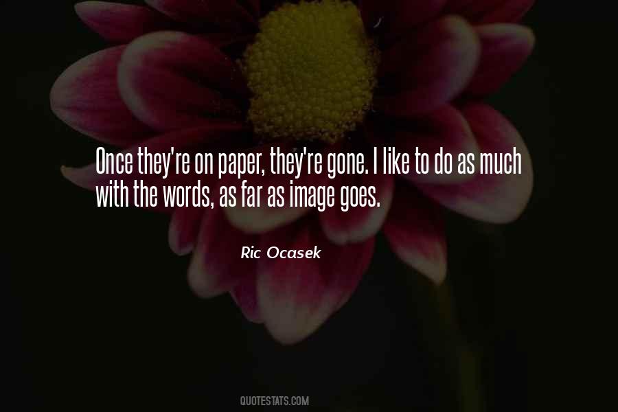 Ric Ocasek Quotes #1124913