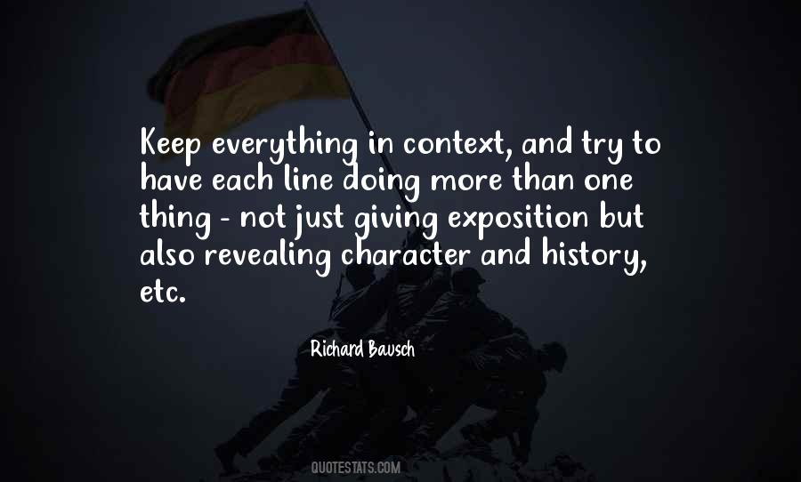 Richard Bausch Quotes #165174