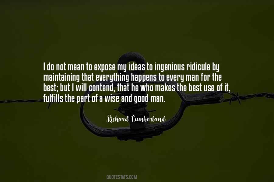 Richard Cumberland Quotes #916074