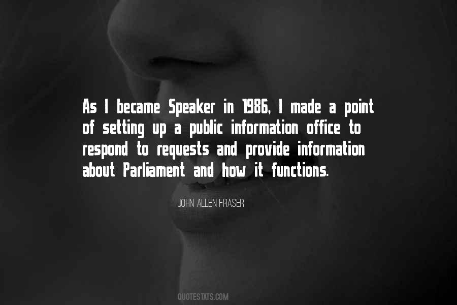 Quotes About Speaker #1163239