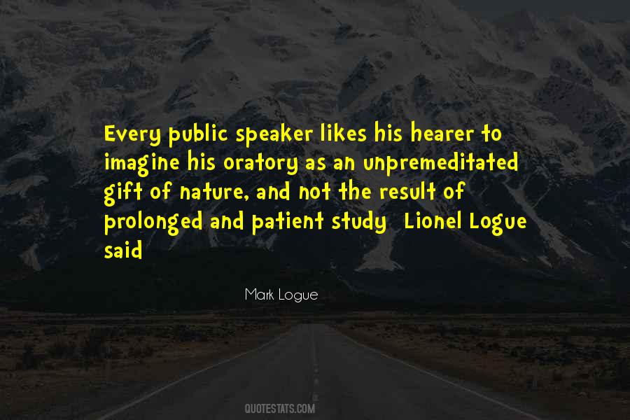 Quotes About Speaker #1190738