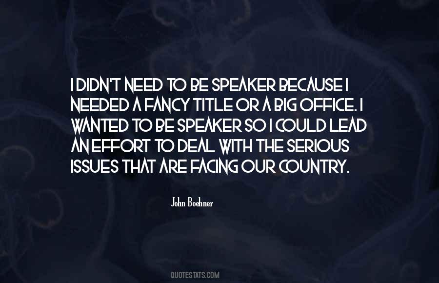 Quotes About Speaker #1200541