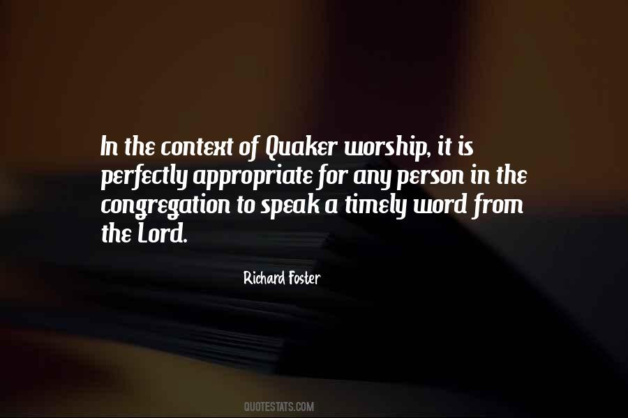 Richard Foster Quotes #186262
