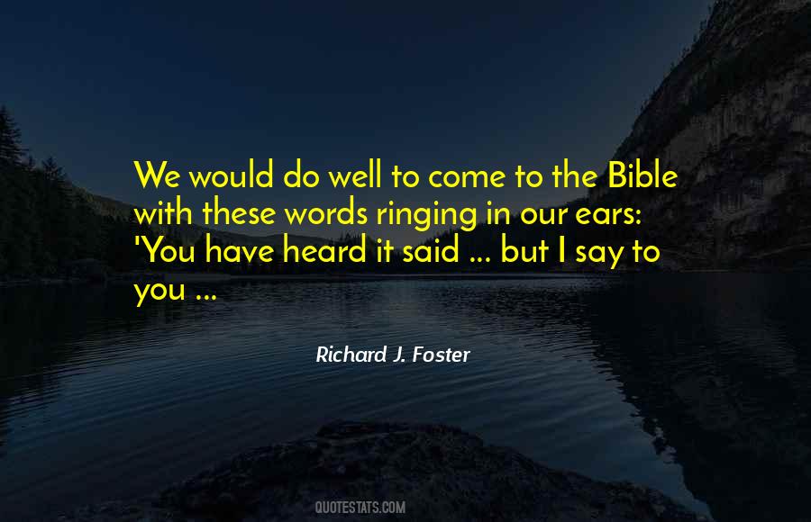 Richard Foster Quotes #466449