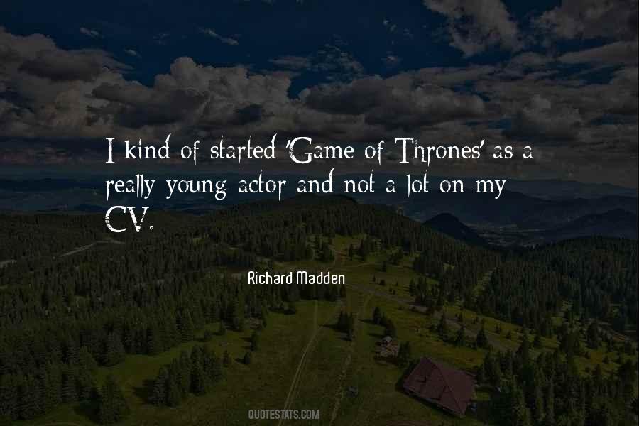 Richard Madden Quotes #141618
