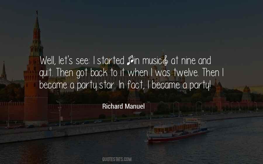 Richard Manuel Quotes #1409716