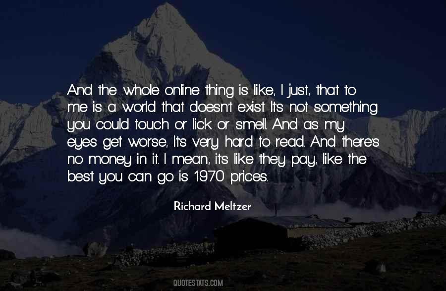 Richard Meltzer Quotes #527816