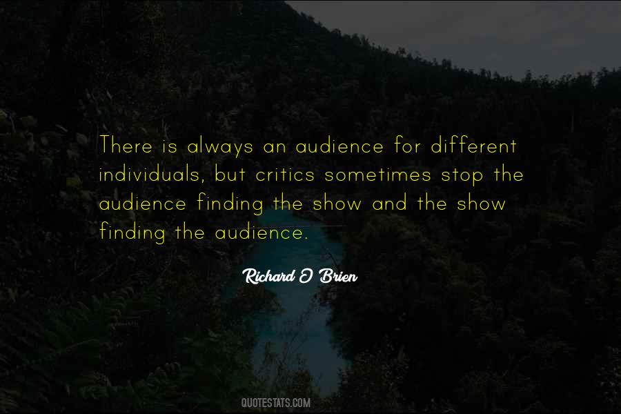 Richard O'brien Quotes #1146822