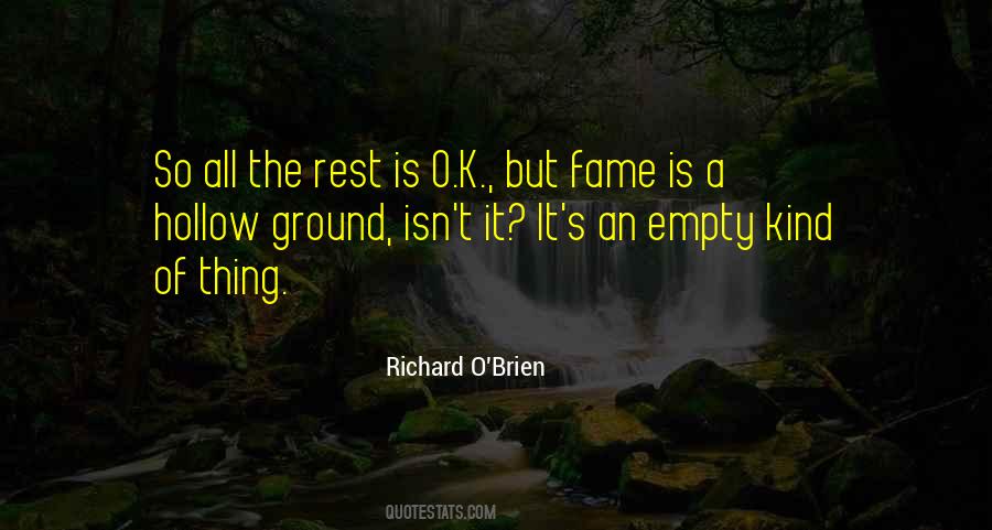 Richard O'brien Quotes #1326218