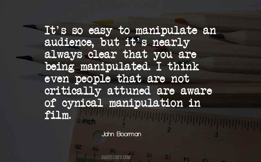 Quotes About Being Manipulated #760558